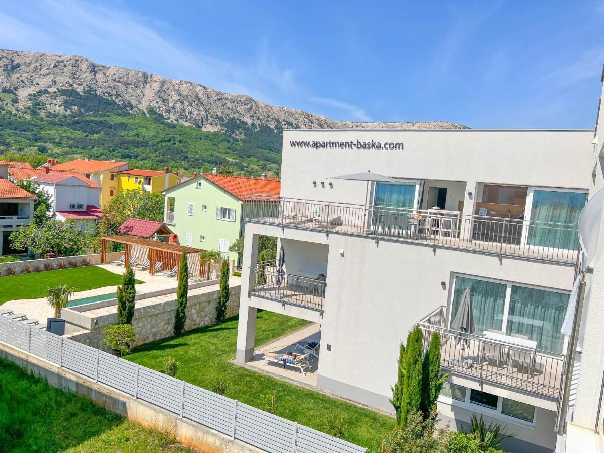 Apartment Baska, Exklusive Apartments Mit Poolarea In Baska, Krk - Kroatien Exterior foto