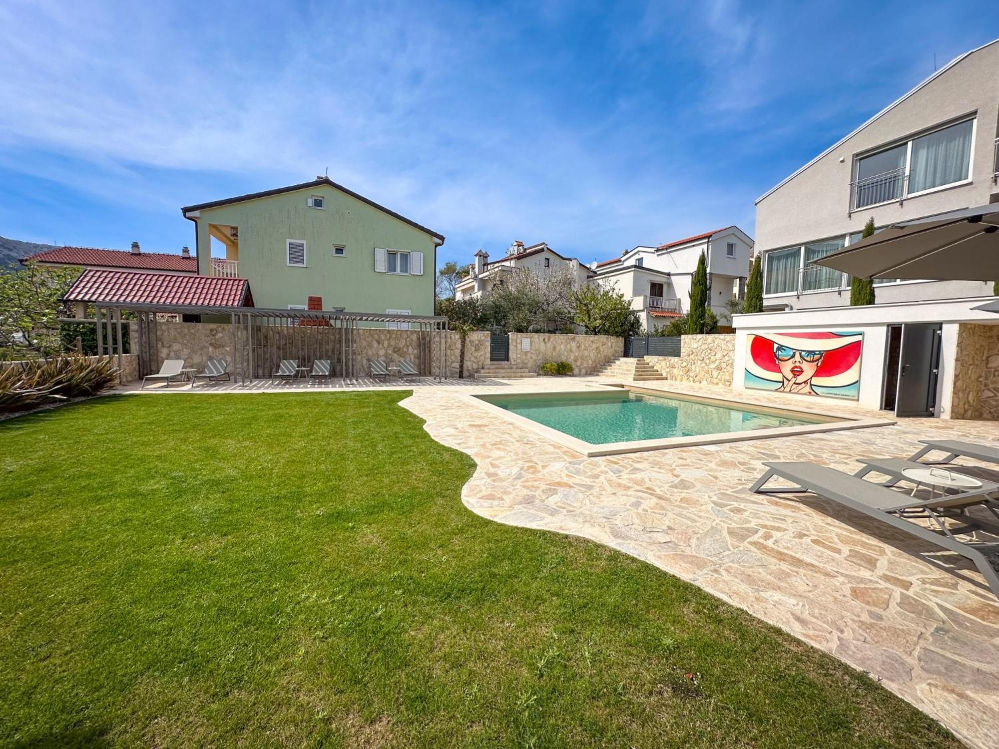 Apartment Baska, Exklusive Apartments Mit Poolarea In Baska, Krk - Kroatien Exterior foto