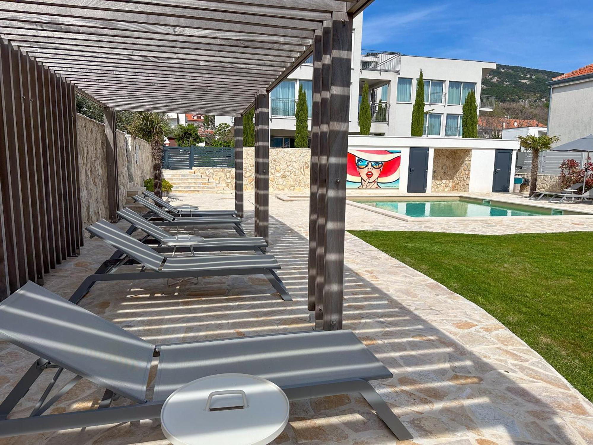 Apartment Baska, Exklusive Apartments Mit Poolarea In Baska, Krk - Kroatien Exterior foto