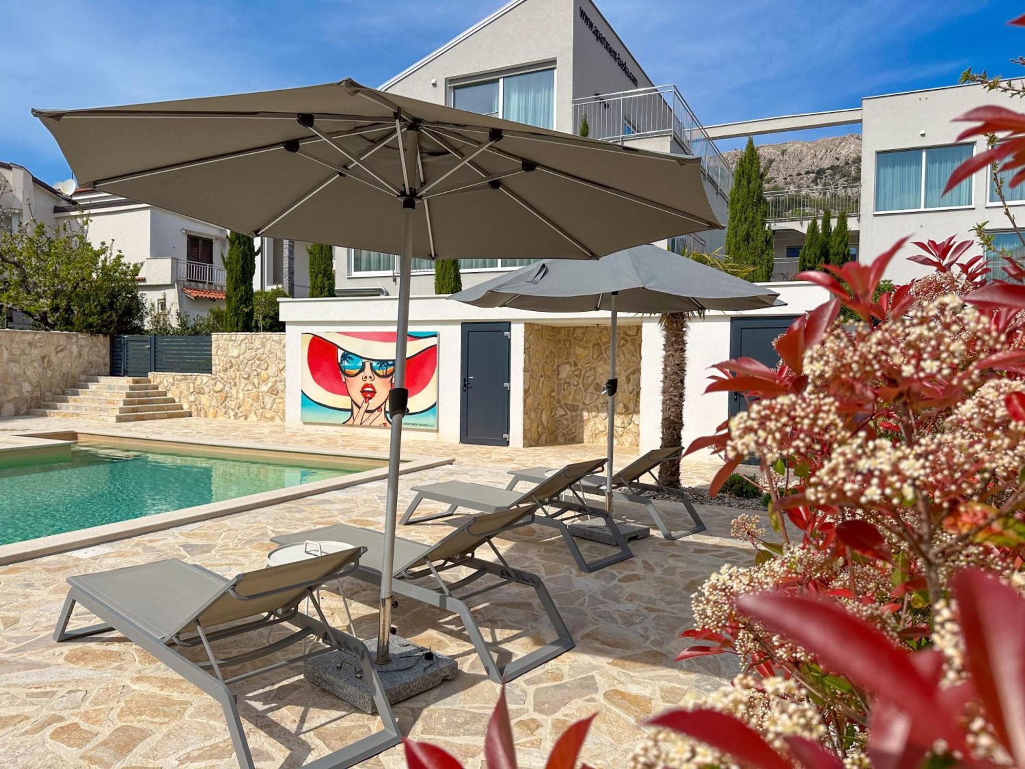 Apartment Baska, Exklusive Apartments Mit Poolarea In Baska, Krk - Kroatien Exterior foto