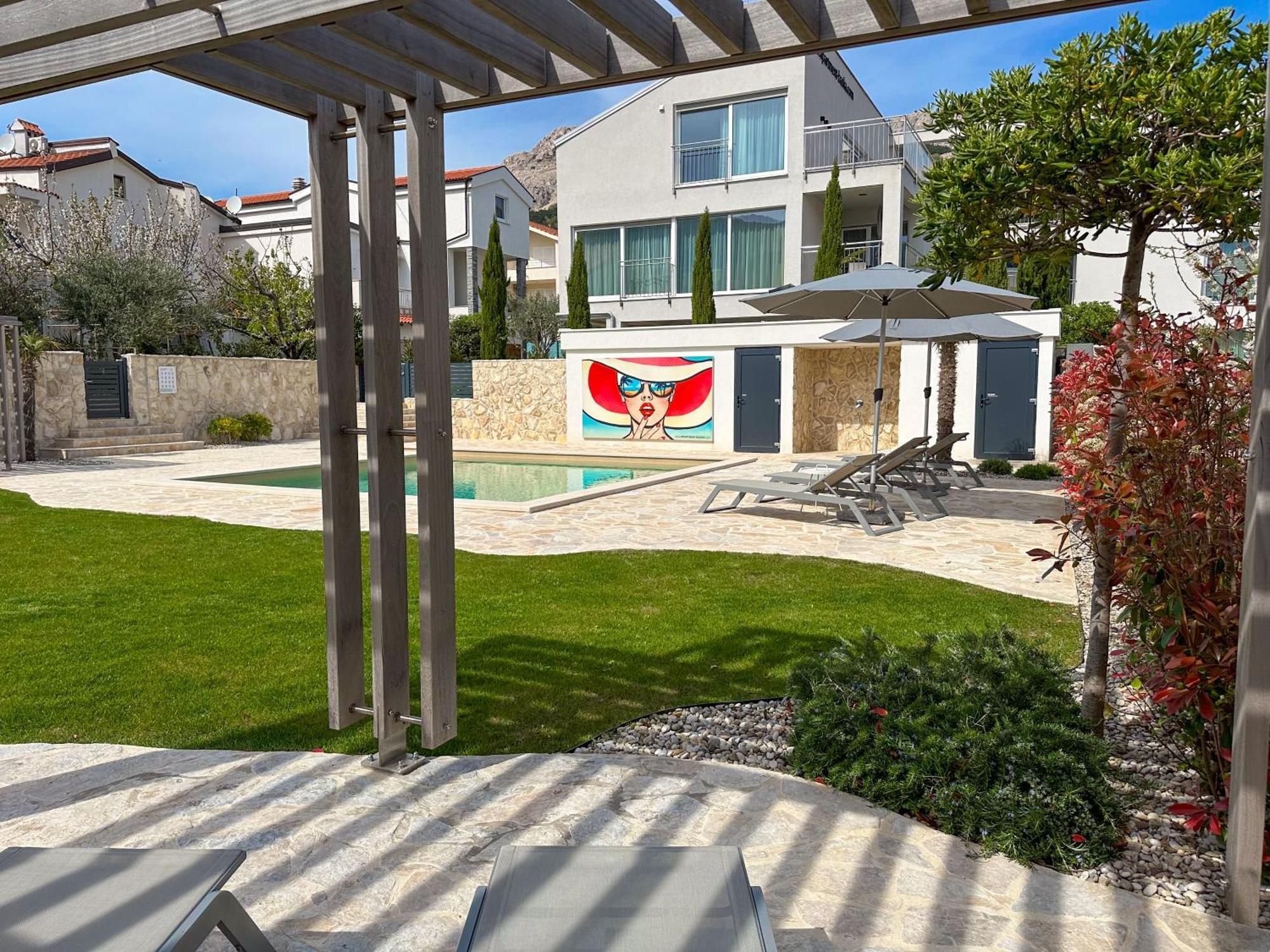 Apartment Baska, Exklusive Apartments Mit Poolarea In Baska, Krk - Kroatien Exterior foto