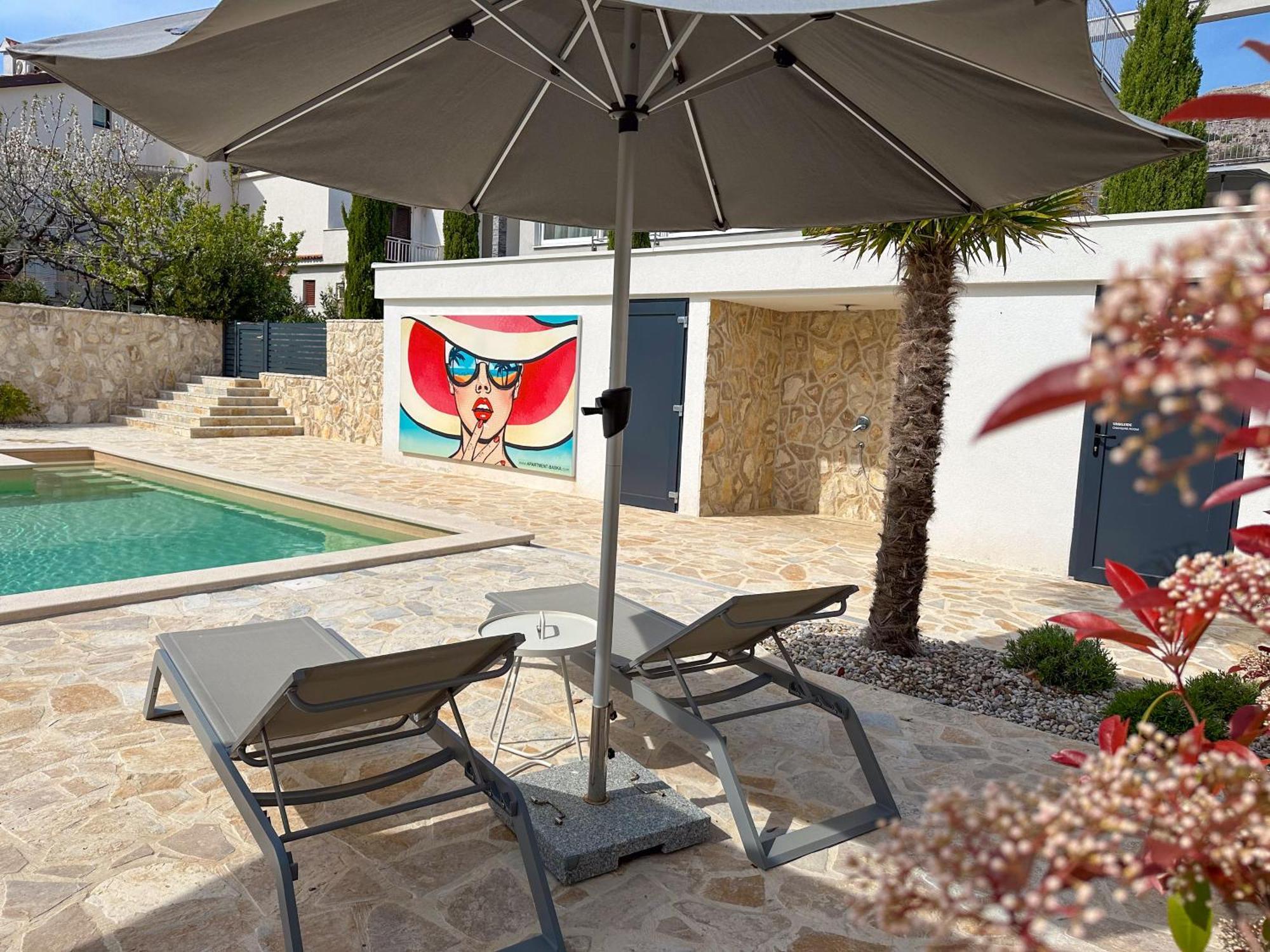 Apartment Baska, Exklusive Apartments Mit Poolarea In Baska, Krk - Kroatien Exterior foto