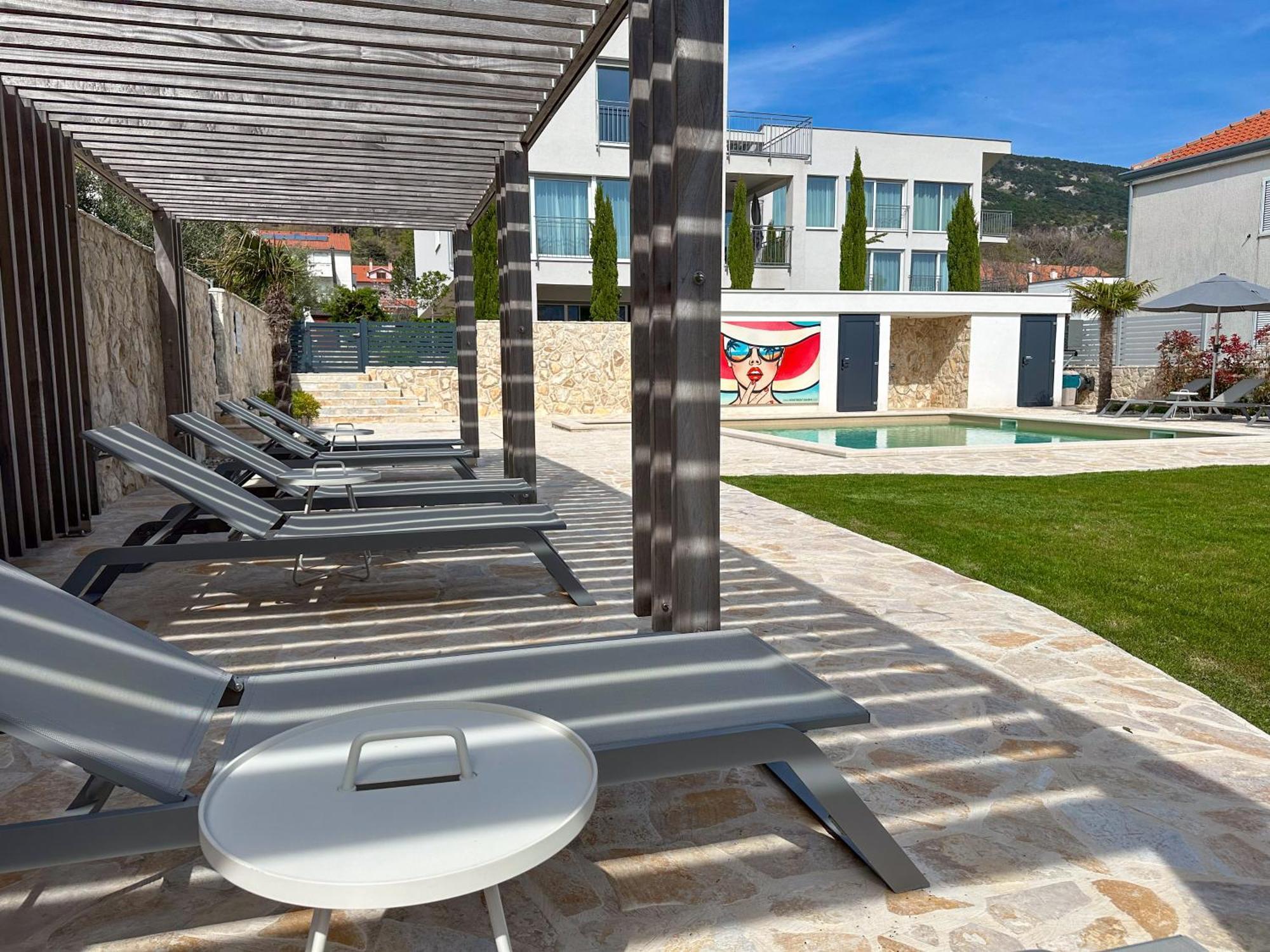 Apartment Baska, Exklusive Apartments Mit Poolarea In Baska, Krk - Kroatien Exterior foto